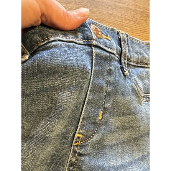 Abercrombie Kids Mid‎ Rise Pull On Jean Legging Blue Girls Size Slim 11/12 Youth - Picture 6 of 14